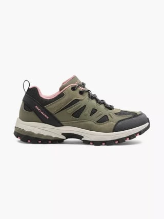 Skechers wandelschoenen olijfgroen/zwart voor €32,49 bij Vanharen