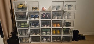 SONGMICS Set van 12 schoenendozen voor schoenen voor €35,68 bij Amazon