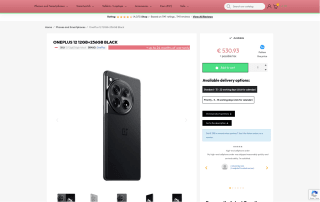 OnePlus 12 12GB 256GB negro por 530,93€