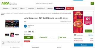 Lynx Deodorant Gift Set Ultimate Icons for £15