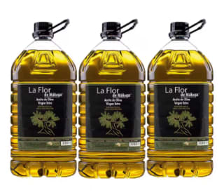 15 litros Aceite Oliva Virgen Extra La Flor De Malaga por 53,08€ (5 litros por 17,69€)