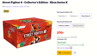 Street Fighter 6 - Collector's Edition | Xbox Series X voor €270 bij Bol.com