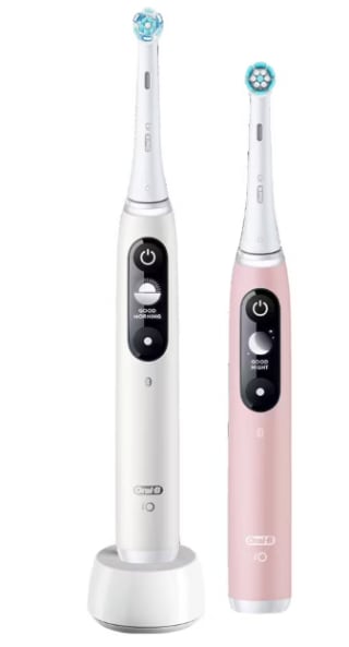 Oral-B iO 6 - Elektrische Tandenborstels - Wit en Roze voor €149,95 bij Ibood