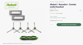 3x Irobot Roomba Combo onderhoudset voor €29,99