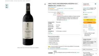 Vino Tinto Matarromera Reserva D.o Ribera Del Duero 75cl por 24,90€ €