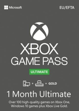 1 mes de Xbox Game Pass Ultimate a $27 en Eneba