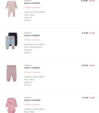 10 halen = 3 betalen actie bij Ot en Sien