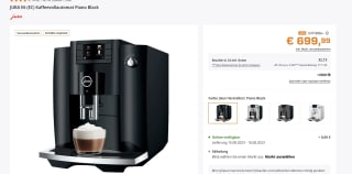 Jura E6 Koffiemachine voor €699