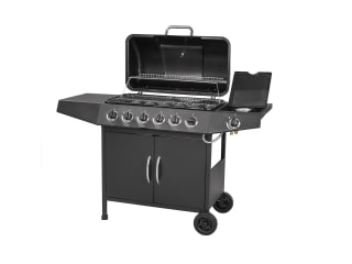 Barbacoa de gas con ruedas 6 zonas de cocción por 89,99€