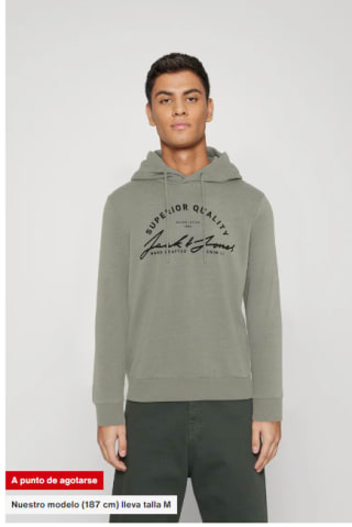 Sudadera para Hombre Jack & Jones JJACE HOOD por 12.5€