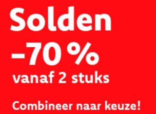 70% korting bij aankoop van 2 items bij Dreamland