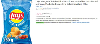 10 bolsas de Lay'S Patatas Fritas Vinagreta, 150g por 9.91€