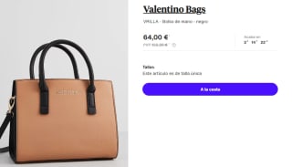 Bolso de Mano Valentino Bags VRILLA por 64€
