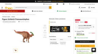 Figura Schleich Parasaurolophus por 10€
