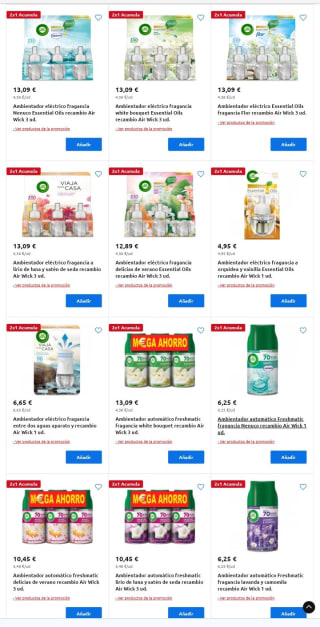 Recopilación 2×1 Acumulación productos de Droguería en Carrefour.