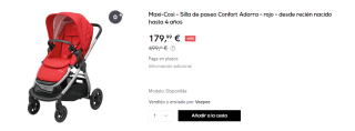 Maxi-Cosi - Silla de paseo Confort Adorra por 179.99€