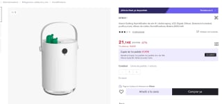 Xiaomi Sothing Humidificador de aire H1 por 21,14€ (usuario nuevo por 12,68€)