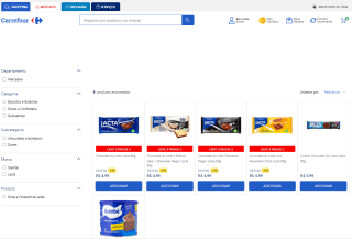 Chocolate ao leite da Lacta de 80g - R$ 3,33 (Leve 3 Pague 2)
