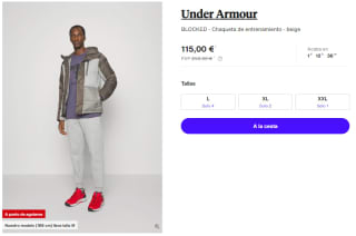 Chaqueta de Hombre Under Armour BLOCKED por 115€