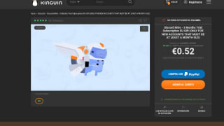 iscord Nitro Suscripción de prueba de 3 meses Regalo de la UE por 0,52€