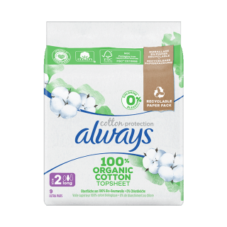 Always Coton maandverband 100% terugbetaald