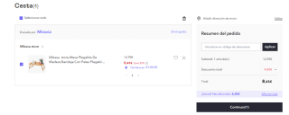 Mesa Plegable De Madera de 50x30x24cm por 8.45€