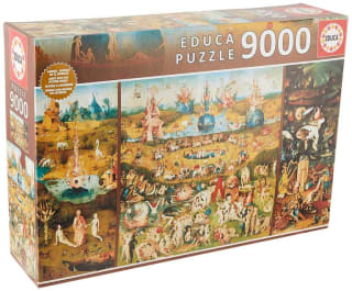 Puzzle 9000 Piezas Jardín de Las Delicias 214 x 118,5 cm por 58,01€