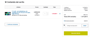 TV OLED 65" LG OLED65C34LA 65" EVO 4K UHD α9 IA 4K Gen6 por 1,614€