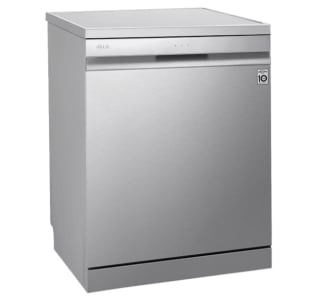 Lavavajillas LG DF455HSS con Vapor, Inverter Direct Drive, 3ª bandeja, Wi-Fi, 14 servicios, 10 programas, Acero antihuellas por 649€
