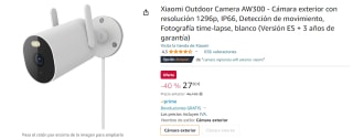 Xiaomi Outdoor Camera AW300 Cámara exterior por 27,90€