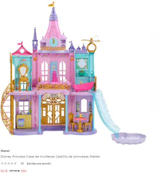 Disney Princess Casa de muñecas Castillo de princesas Mattel por 84€
