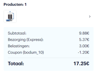 Bodum Cafetière voor ijskoffie1L voor €10,75 dmv code bij BODUM