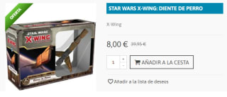 Star Wars X-Wing - Diente de Perro por 8€