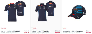 50% korting op veel merch tijdens de Donut days in de Max Verstappen shop