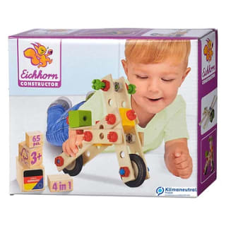 Eichhorn Constructor 4in1, 65dlg. voor €10 bij Lobbes