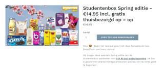 Studentenbox Spring editie voor €14,95