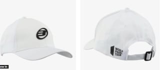 Gorra Bullpadel blanca por 9,99€