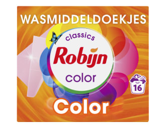 Robijn Wasmiddelendoekjes color 16 wasbeurten gratis bij de AH
