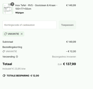 Tot €12 korting op je aankopen bij 2eKansje.