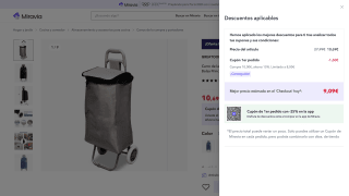 Carro de Compra GREATOOL por solo 9,09€