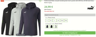 PUMA Teamfinale Casuals Herenjas voor €24,99 bij Outlet46