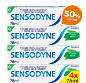 Sensodyne of Parodontax tandpasta Multipacks met 50% korting bij Trekpleister