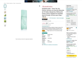 Perfume Elizabeth Arden Green Tea Mujer 100ml por solo 11,04€