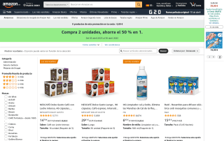 Oferta de Compra 2 y Ahorra 50% en Amazon
