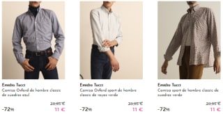 Emidio Tucci - Pantalones y Camisas por 11€