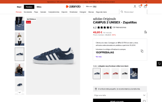 Adidas Campus 2 zapatillas por 42,45€