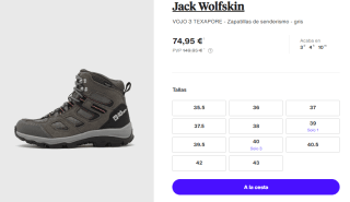 Botas de Mujer Jack Wolfskin Vojo 3 Texapore por 67.45€