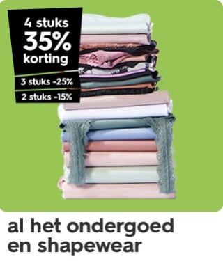 Tot 50% stapelkorting op heel veel artikelen bij Hema