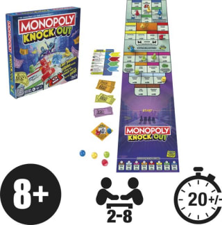Monopoly Knockout Bvoor €8,99 met Bol select