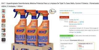 Pack 3 KH-7 Superlimpiador Desinfectante por 8,05€